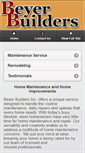 Mobile Screenshot of beyerbuilders.com
